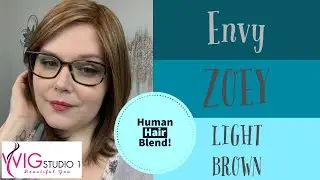 Envy ZOEY Wig Review | Light Brown | Human Hair Blend | TRISTAS TRESSES