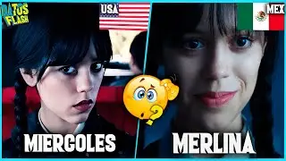 CURIOSIDADES del Doblaje de MERLINA(Wednesday)