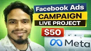 Facebook ads campaign live project 50$ | Meta ads live project