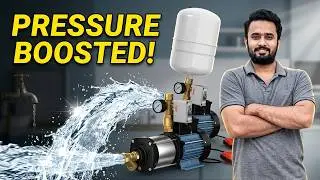 No More Low Pressure! Best Water Pump For Home? | V-Guard Booster Pump Unboxing & Demo