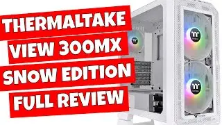 Thermaltake View 300 MX Snow Edition Review 200mm FAN ARGB Goodness