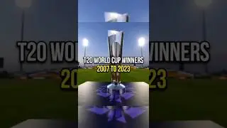 ICC T20 World Cup Winners list 2007 to 2022 #icct20worldcup #t20wc #t20worldcup #shorts