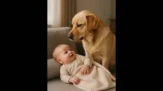 Dog Covers Baby with Blanket &ndash; Pure Love 🐶💛👶