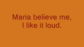 Maria (I Like It Loud) - Abandon All Ships