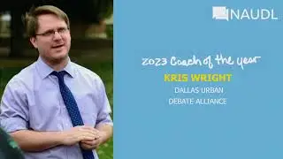 2023 NAUDL Annual Dinner Coach of the Year Acceptance Speech- Kris Wright