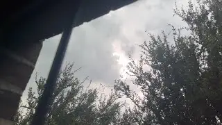 A Severe Thunderstorm With Lots of Lightning and Loud Thunder Rolls Into Frisco, TX, United States