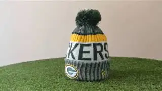 Green Bay Packers NFL 2017/18 Sideline Official Sport Knit New Era sapka