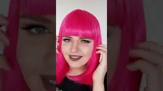 COSYCODE Pink Bob Wig with Bangs 13 inch