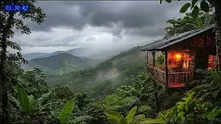 Healing Night Rain with Piano for Sleeping and Deep Rest