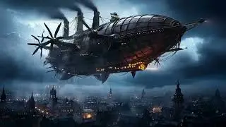 steampunk zeppelin