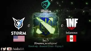 VGJ.Storm vs Infamous game 1 China Supermajor: Плей-оф [українською] by violinUA & taitake