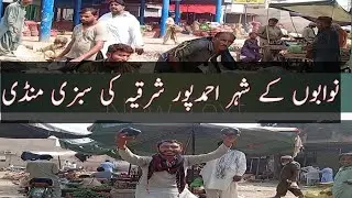 سبزی منڈی نوابوں کا شہر احمدپور شرقیہ 