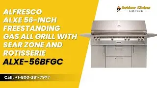Alfresco ALXE 56-Inch Freestanding Gas All Grill With Sear Zone And Rotisserie ALXE-56BFGC