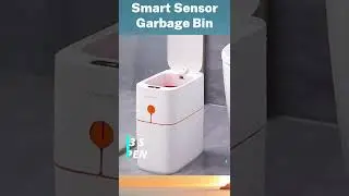 #Smart Sensor Garbage Bin Bathroom Waterproof Trash Bin, #Shorts