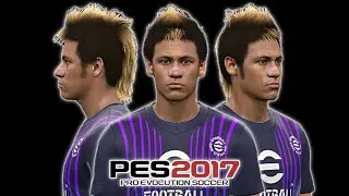 PES 2017 | NEW NEYMAR JUNIOR 2011 FACE, CONVERTED FROM EFOOTBALL 25 | DOWNLOAD 