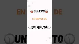 APRENDE a TOCAR BOLERO en MENOS DE UN MINUTO🕦 #bolero #tutorial #salsa #bolero #musica #bolero