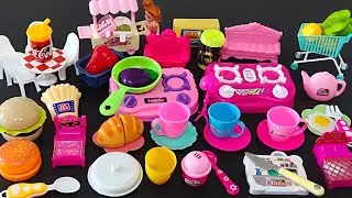5 minutes Satisfying with Unboxing kitchen set l hello kitty pink toy ASMR