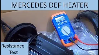 Mercedes ML350 W166 OM642 DEF Adblue Heater Resistance Test - Faulty or Not?