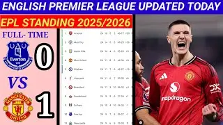 ENGLISH PREMIER LEAGUE TABLE 2025/26 UPDATED TODAY! 🔥Man United Back to Top Four |Standings, Points