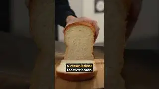 Toastbrot Varianten - 1 Teig - 4 Formen #shorts #marcelpaa #einfachbacken