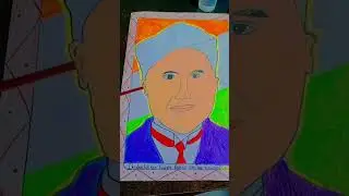 drawing of CV Raman#drawing#shorts#song#colouring#beautiful