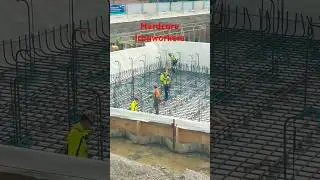Team Work! 🇺🇸🏗💥Local 7 Ironworkers punkin out some #rebar. #construction #ironworkers #hiphop