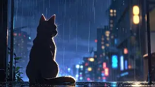 Music on a rainy day. Relax & Study. Chill Lofi & Cat. 🐾