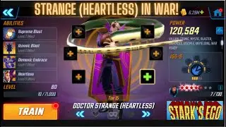 Dr. Strange (Heartless) with New Warriors - War - Gameplay - Marvel Strike Force - MSF