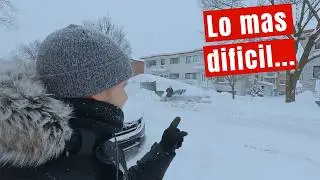 La razon por la que muchos MIGRANTES se devuelven a sus paises😔| Invierno en Canadá 🇨🇦