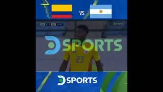 Sub-20 2025 Colombia vs Argentina Dsports #shorts (2)