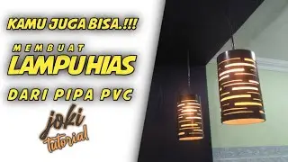 Lampu hias dari pipa paralon