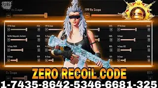 PUBG NEW 4.1🔥UPDATE ZERO RECOIL SENSITIVITY CODE ✅| PUBG SENSITIVITY SETTINGS 2025 | HEXPUBG