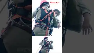 കരുതല്&zwj; കരങ്ങള്&zwj;... സ്&zwnj;കൈ ഡൈനിങ്ങിനിടെ കുടുങ്ങിയ കുട്ടിയെ സുരക്ഷിതമായി താഴെയിറക്കി | Idukki