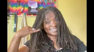 Why I finger comb my micro locs.