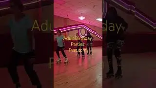 Adult Birthday Parties at fvsc.com with Dirty Deborah Harry. #howtorollerskate #birthdayparty