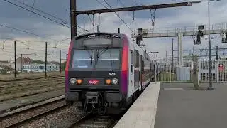 [RER C] D&eacute;part de Z 20900 Transilien/Z 8800 Carmillon de la gare de Juvisy