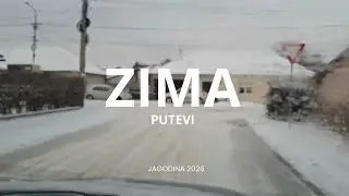 ZIMA putevi 2026 4K Jagodina