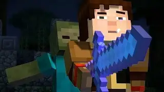 ► Minecraft: Story Mode - Episode 5: Order Up - The Movie (All Cutscenes HD)
