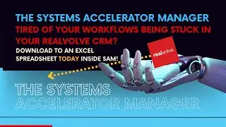 Export Your #Realvolve CRM #Realestate #Workflows? You Can Inside the Systems Accelerator Manager