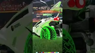 All Painted wheels 'TIC KING GLITCHED' Rocket League