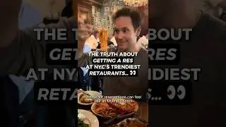 🚨The truth about West Village reservations📍🔥