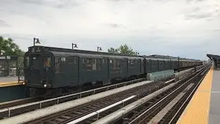 NYC Subway Nostalgia HD 60fps RARE: R9/D-Type/BU Gate Car Move @ 80th Street & 14th Street (5/28/17)