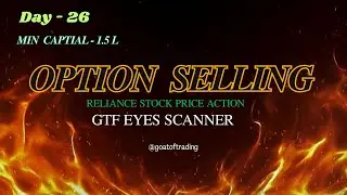 DAY-26 || Reliance Stock Complete Price Action ll Live Profit & Loss l#goatoftrading