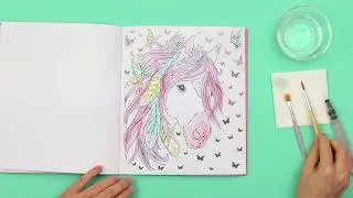 Magisch Malen mit Wasser: Miss Melody Watercolourbook Erkl&auml;rvideo