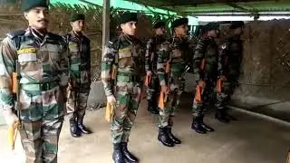 Indian-army-guard of honour ..