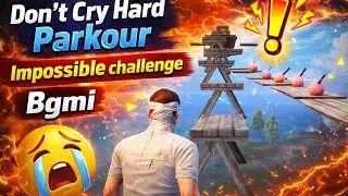 Bgmi don't cry hard Parkour map 😱!! BGMI impossible challenge 😱!! #fullgameplay 