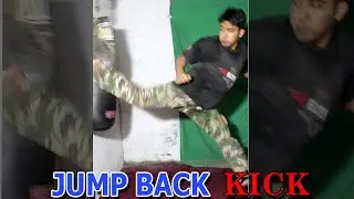 Back Kick Training Tutorial | Back kick kaise mare | #Shorts #Shortsvideo