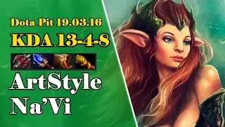 Enchantress - играет ArtStyle из Navi на турнире Dota Pit League Season Four  19.03.2016 патч 6.86