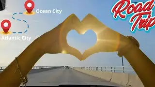 Atlantic City and Ocean City Road Trip Summer ☀️ Tour! #driving #roadtrip #travel
