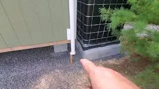 Off Grid Cabin IBC Tote Water Storage 💧 and First Flush System with 5 Filters Pre-IBC Tote Storage